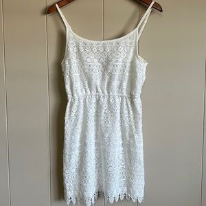 H&M White Crochet / Lace Dress